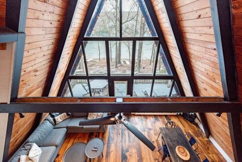 Sunlit Lakefront Cabin w/ Fire Pit & Dock