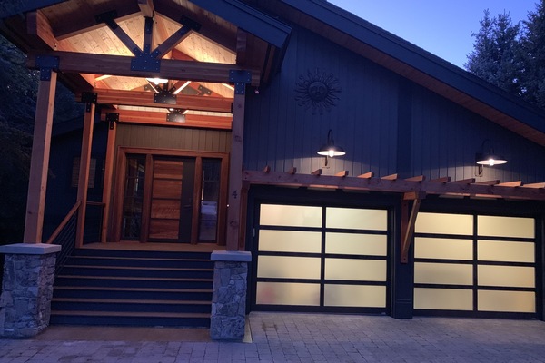 Recently remodeled exterior and new lighting.