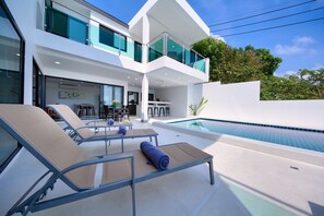 4-Bedroom with Private Pool | Terrace/patio - Villa Jasmin (Koh Samui)