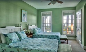 4 bedrooms, travel crib, WiFi, bed sheets