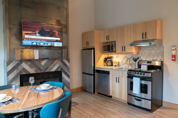 Make a quick meal in your kitchen.