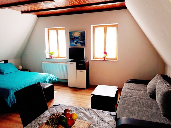 1 habitación, escritorio, tabla de planchar con plancha y wifi gratis 