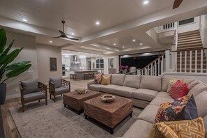 Smart TV, DVD player, video library
