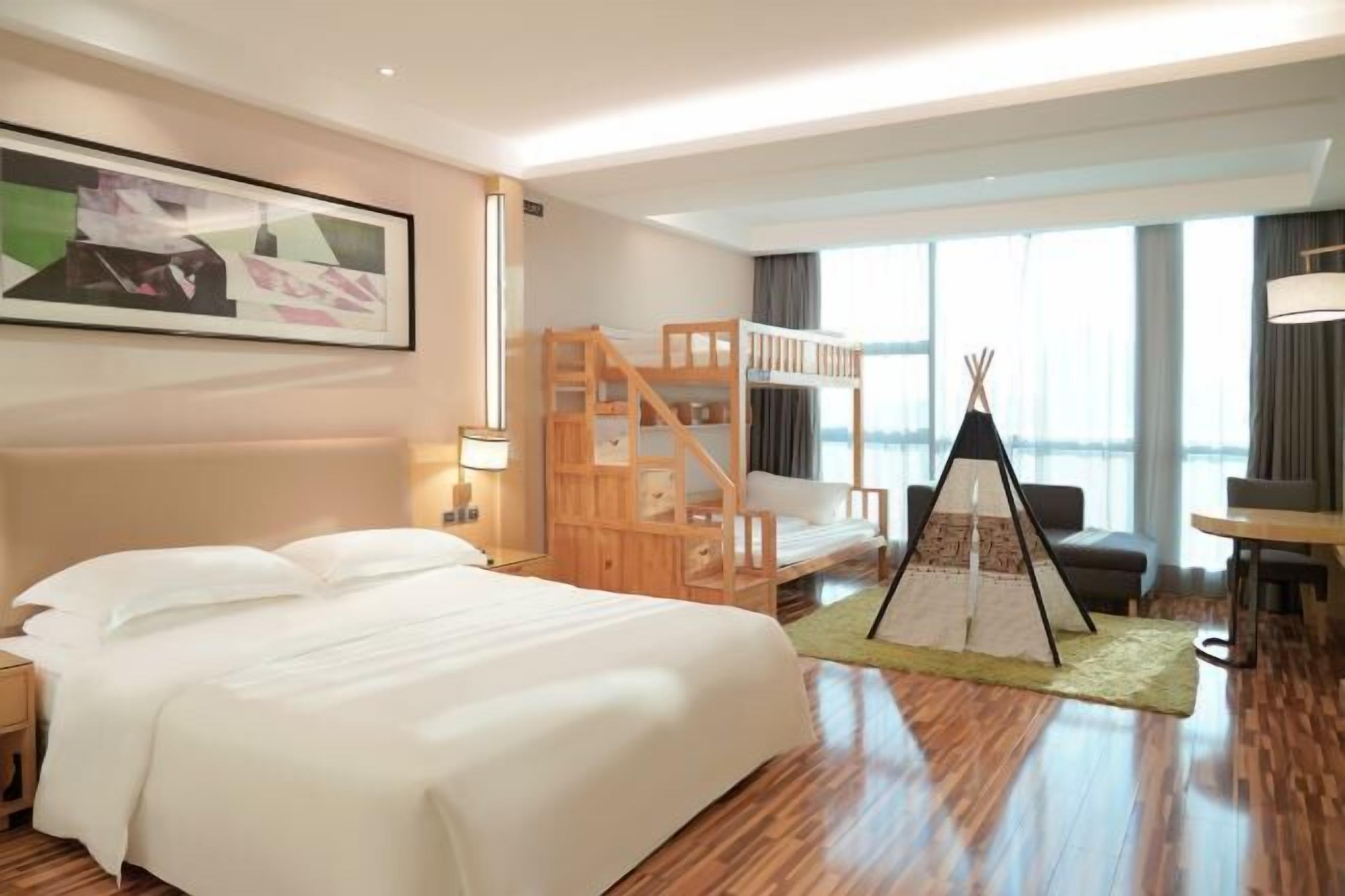 Minibar, in-room safe, desk, blackout drapes