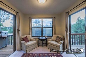 テレビ、暖炉、DVD プレーヤー、卓球台