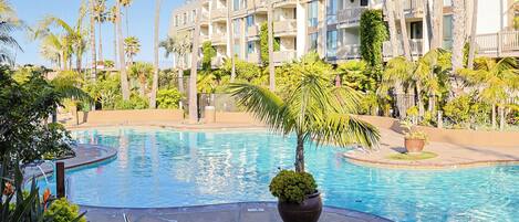 Una piscina climatizada