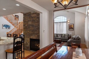 Interior - Adventure Basecamp of Teton Valley | Fireplace, Bunk Beds, Aspen Forests and Skiing Nearby (Driggs)