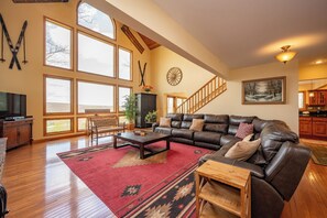 智能电视、壁炉、DVD 播放器、立体声音响