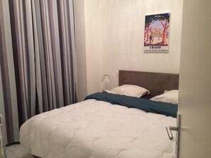 2 soverom, strykejern/-brett, wi-fi (inkludert) og sengetøy