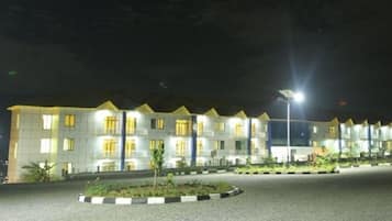 Front of property – evening/night