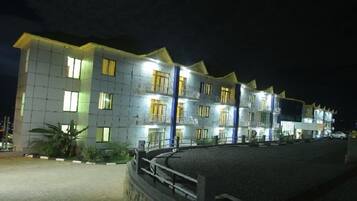 Front of property - evening/night