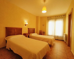 Blackout curtains, soundproofing, free cots/infant beds, rollaway beds