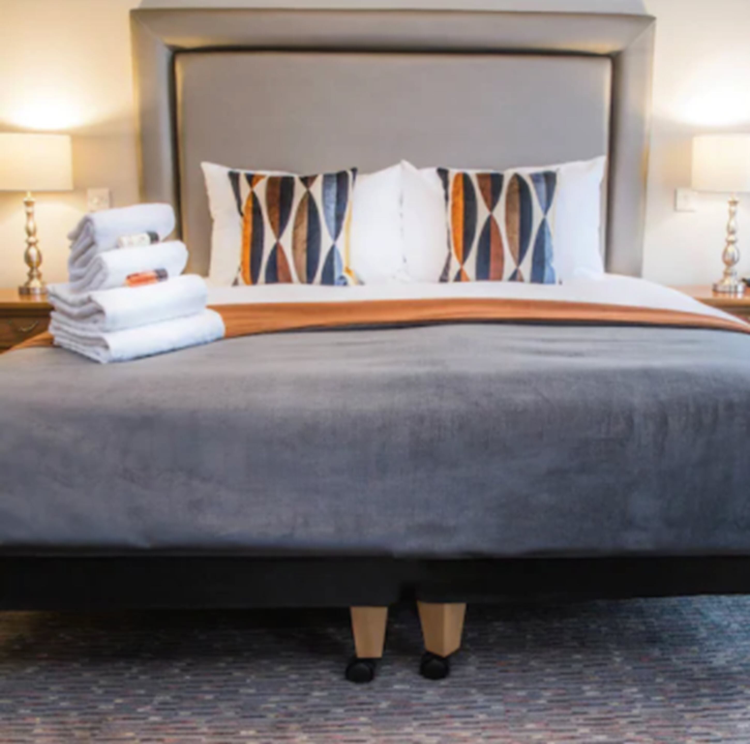 premium bedding, select comfort beds, in-room safe