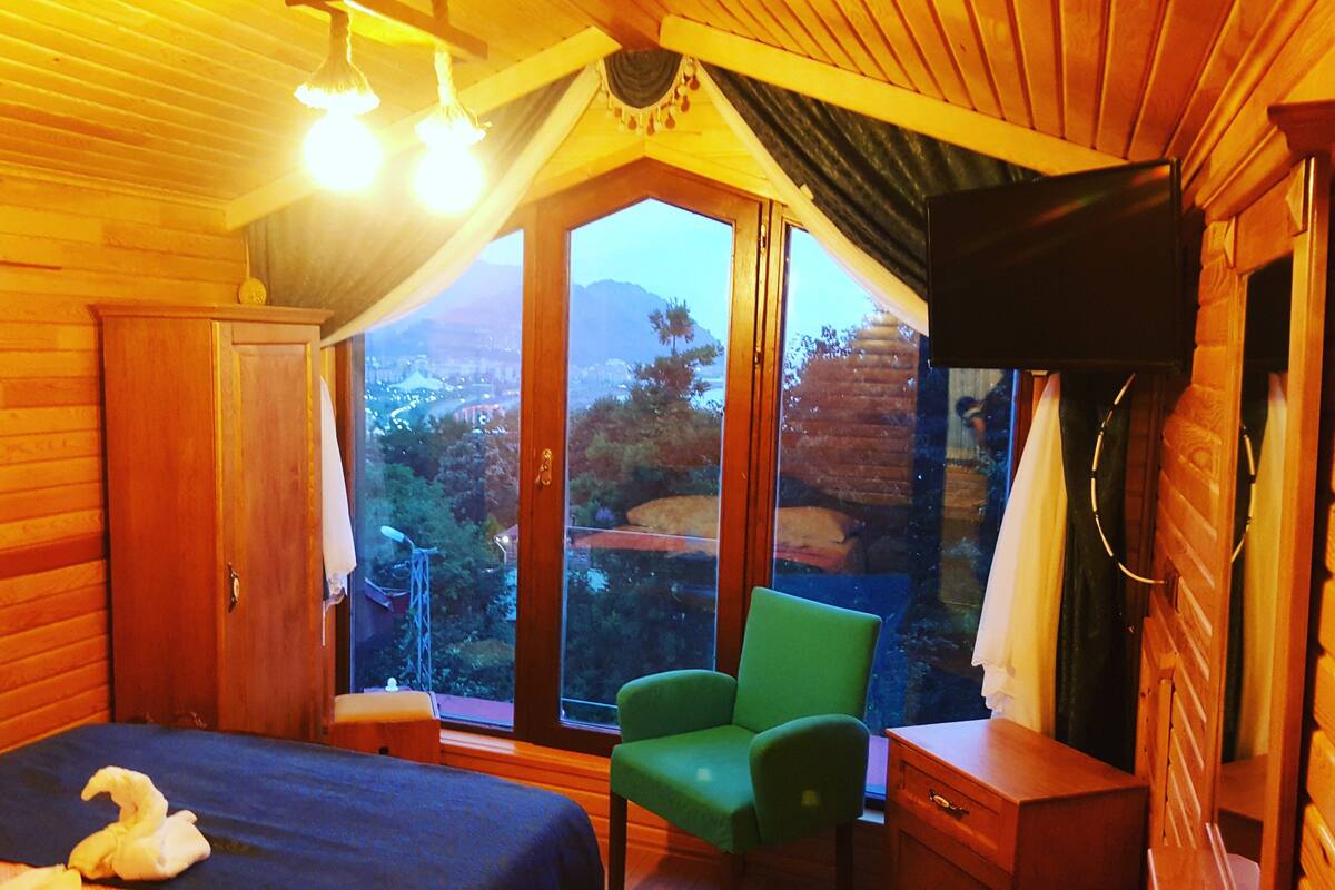 Panoramic Double Room | 1 bedroom, free minibar items, desk, free WiFi