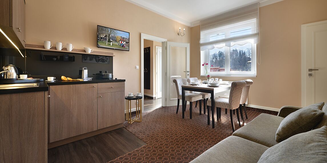 Design Apartment, 1 Bedroom | Private kitchen | Fridge, oven, stovetop, electric kettle