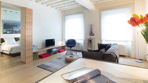 Apartment, 1 Schlafzimmer, Nichtraucher | Wohnbereich