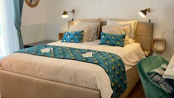 Superior Double Room (Jean Dujardin) | Premium bedding, down duvets, individually decorated, desk