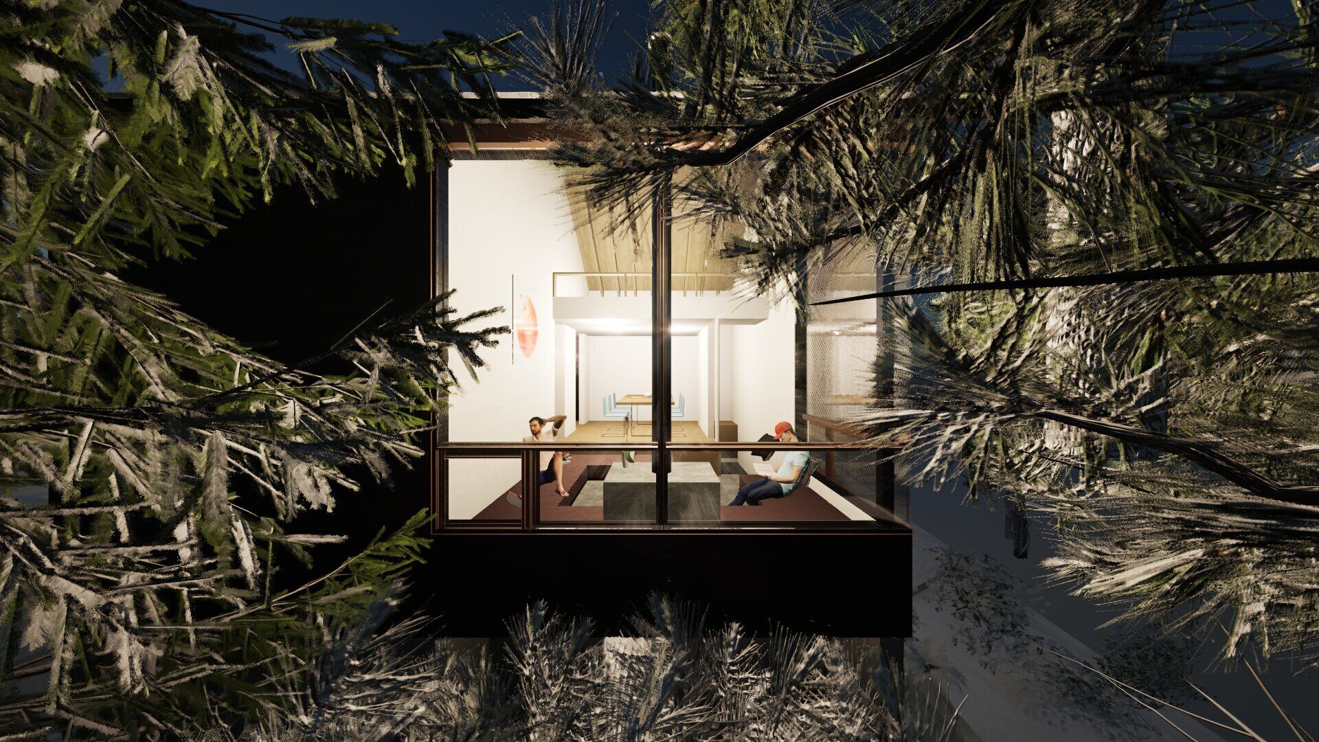 Luxury Chalet | Living area | 60-inch Smart TV with digital channels, Netflix, streaming services