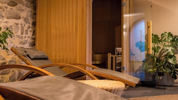 Sauna, bain à remous
