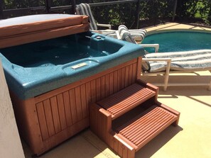 Outdoor spa tub - Ly240207 - Windsor Palms Resort - 4 Bed 3 Baths Villa (Kissimmee)