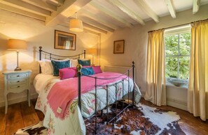 First floor: Bedroom with double bed