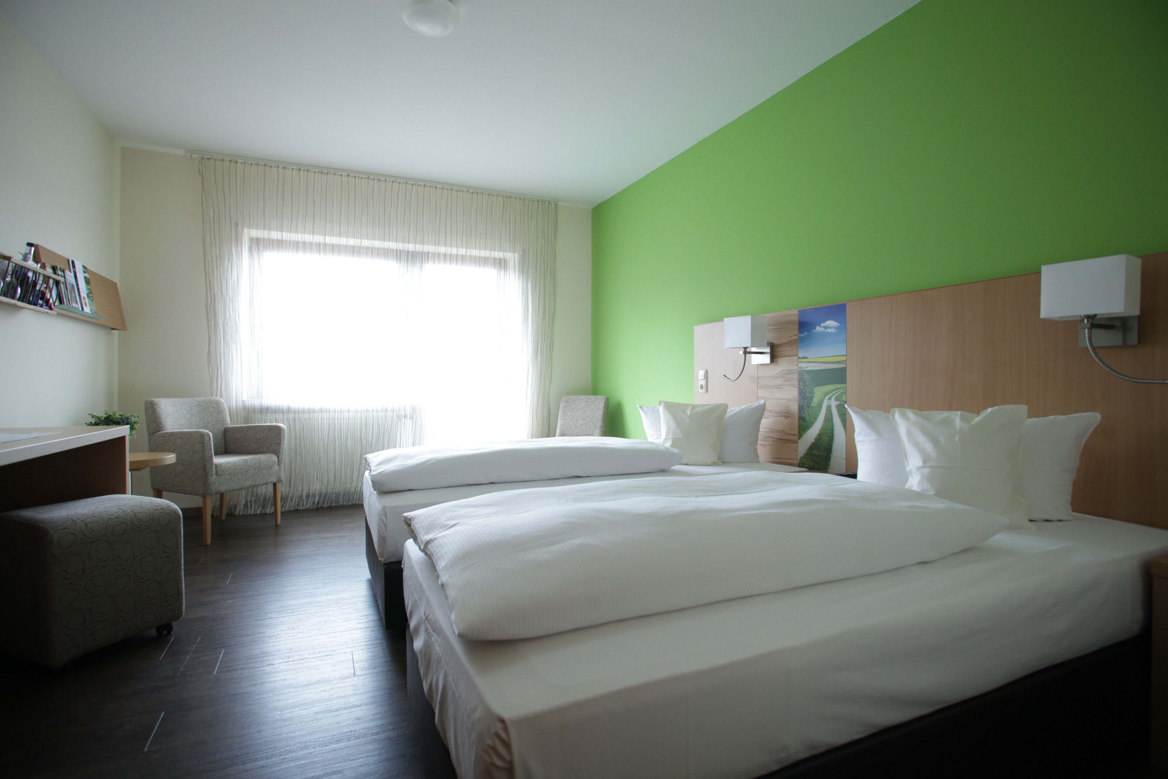 comfort double room | hypo-allergenic bedding, minibar, desk, iron/ironing board