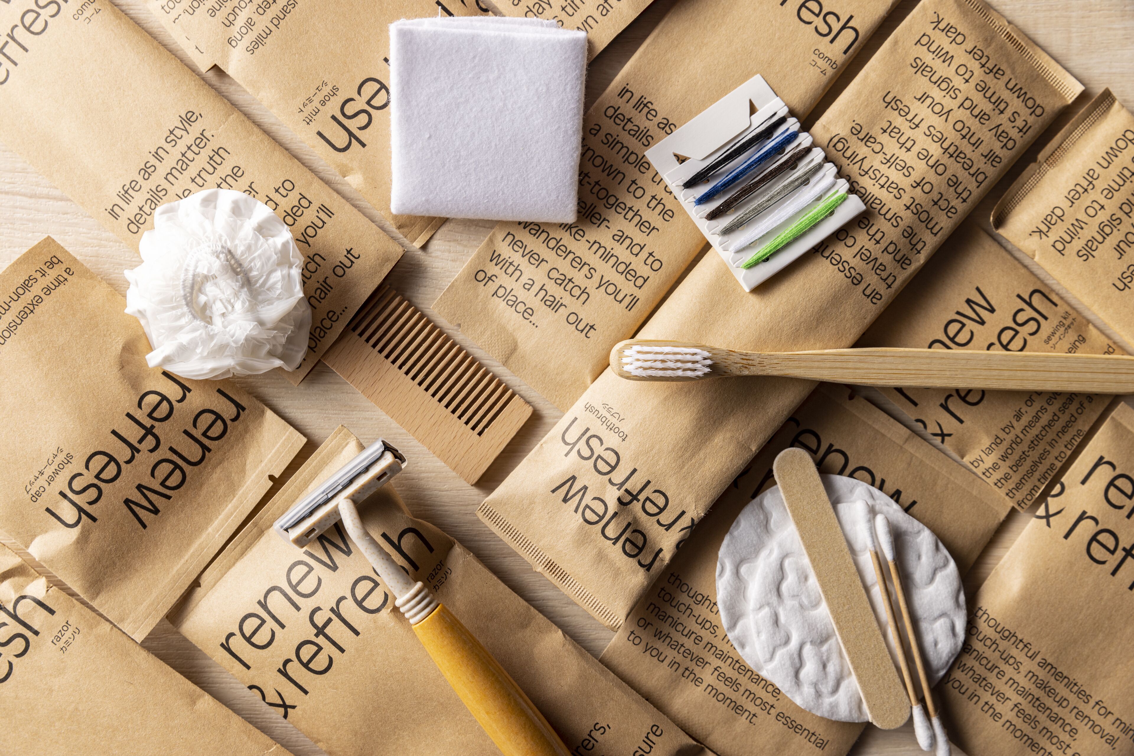 eco-friendly toiletries, hair dryer, bathrobes, slippers