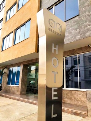 Façade de l’hébergement