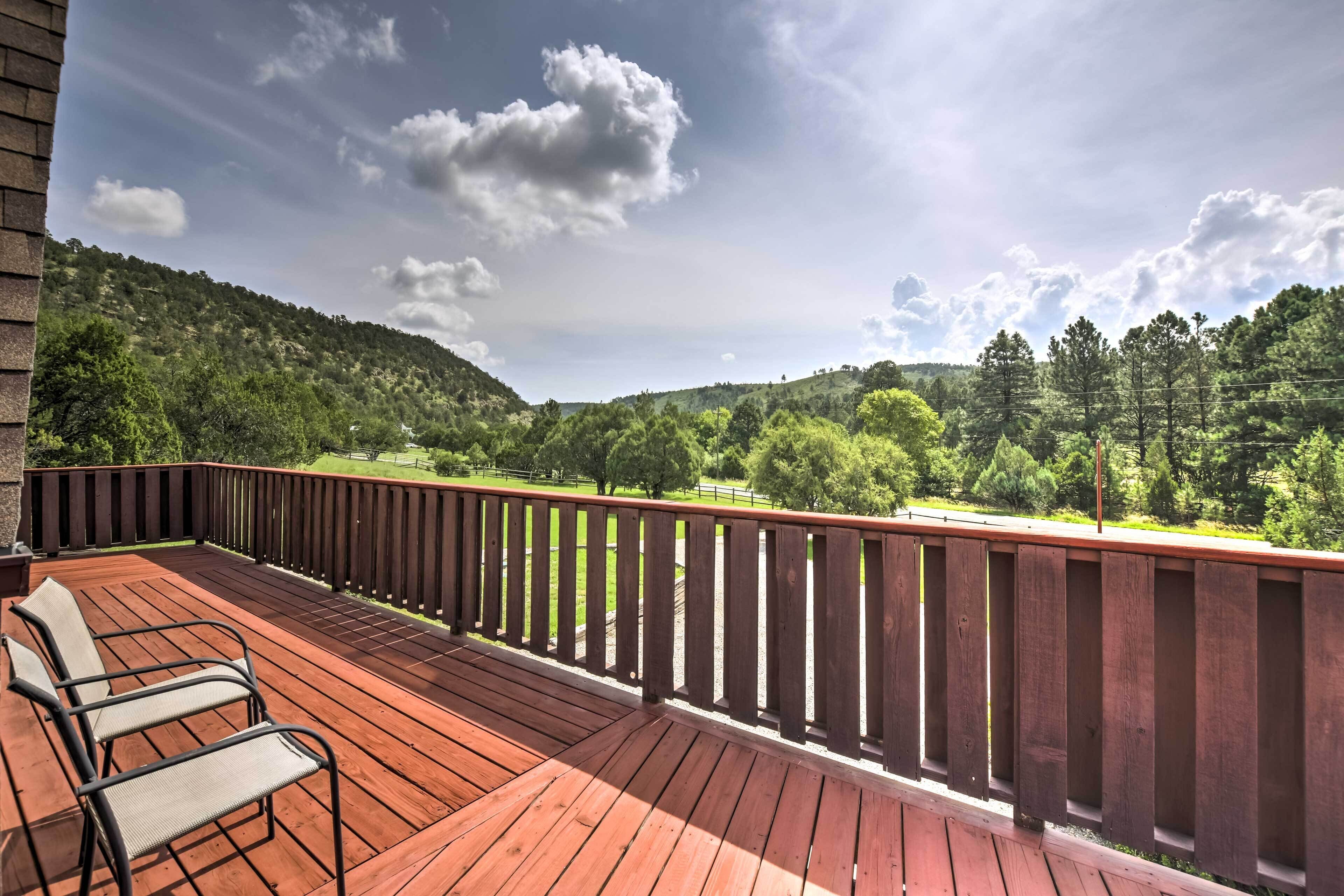 Unique Ruidoso Home w/ Deck on 3 Private Acres!