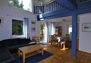 TV connectée, cheminée