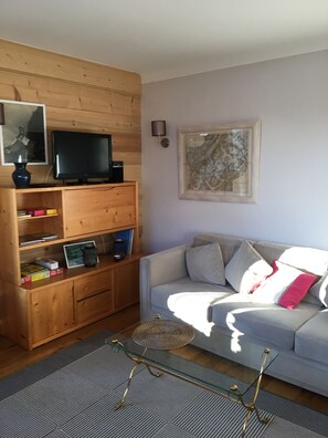 TV, books, stereo
