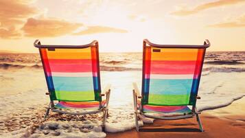 On the beach