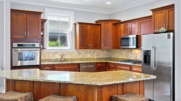 Dishwasher, dining tables