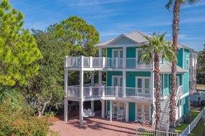 Exterior - Peek A View - Heated Private Pool, Free Beach Service, Walk to Shops + Dining! (Sunrise Beach)