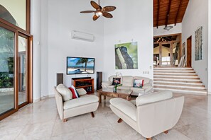 Smart TV, video games, DVD player, books