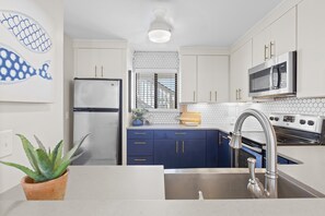 Dishwasher, dining tables - Grayton Beach Villas 103 - Gulf View, Grayton Beach, 30A, Steps to the Sand! (Grayton Beach)
