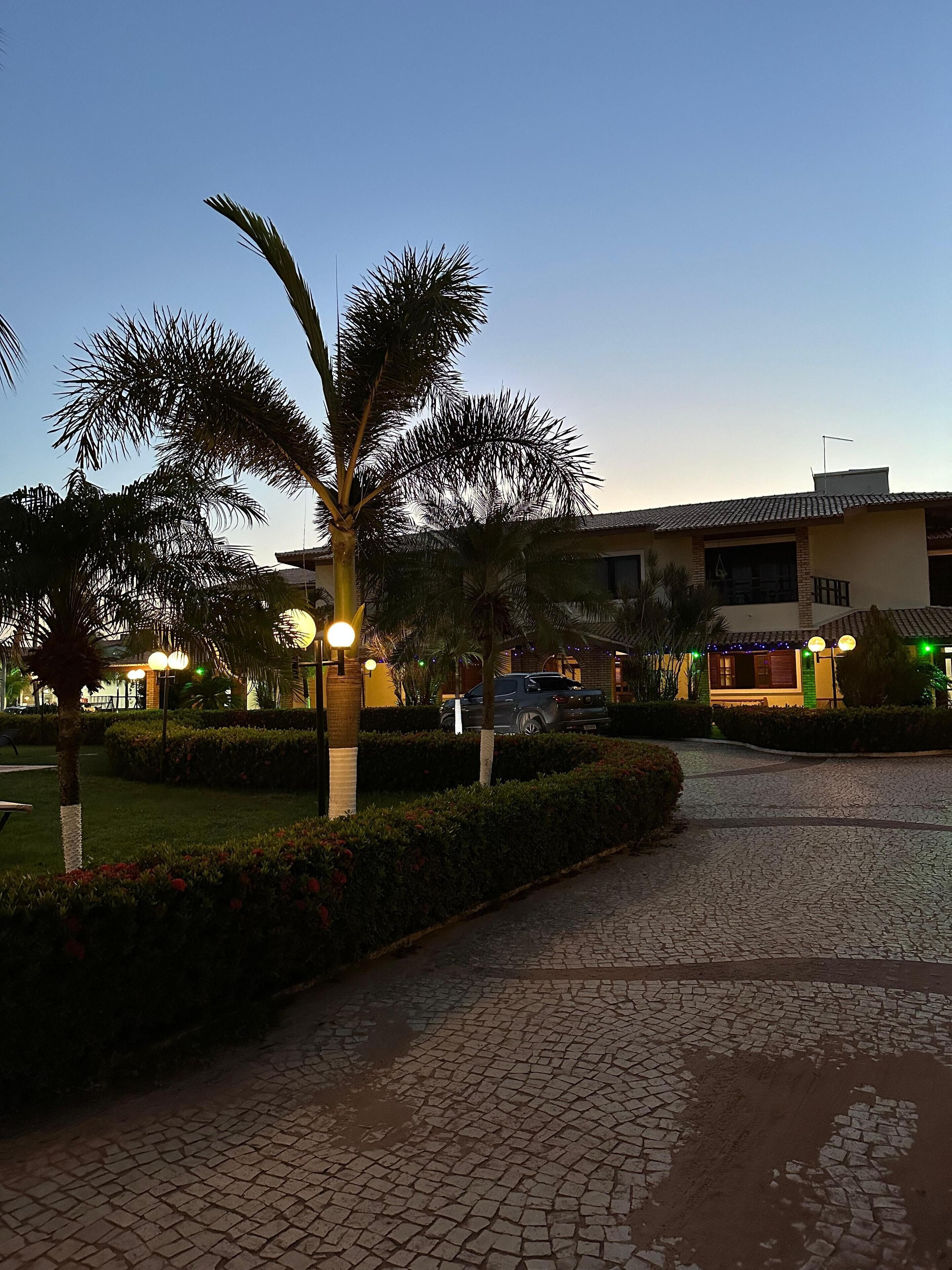 Front of property - evening/night