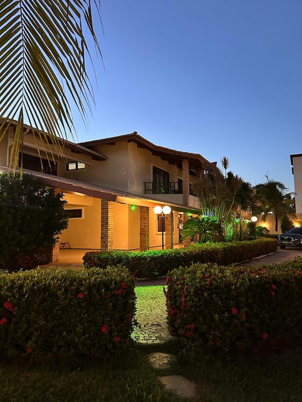 Front of property - evening/night