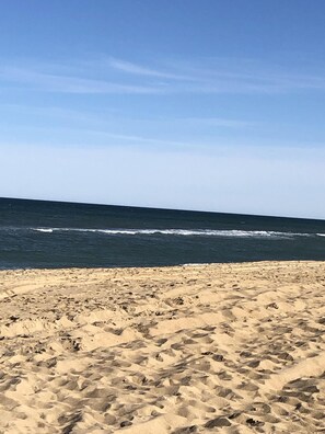 Playa en los alrededores y camastros 
