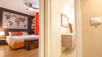 2 chambres, fer et planche Ă repasser, Wi-Fi, draps fournis