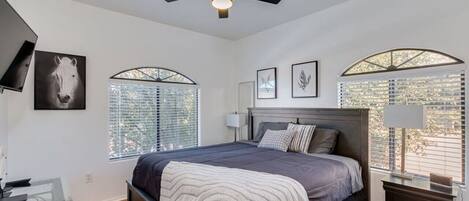 2 bedrooms, iron/ironing board, travel crib, free WiFi