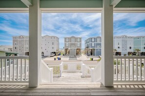 Property grounds - Beach Joy: Bright, Ocean View Home Close to Beach, Splash Pad (Oak Island)