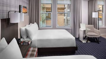 Room, 2 Double Beds | Premium bedding, down comforters, pillowtop beds, minibar