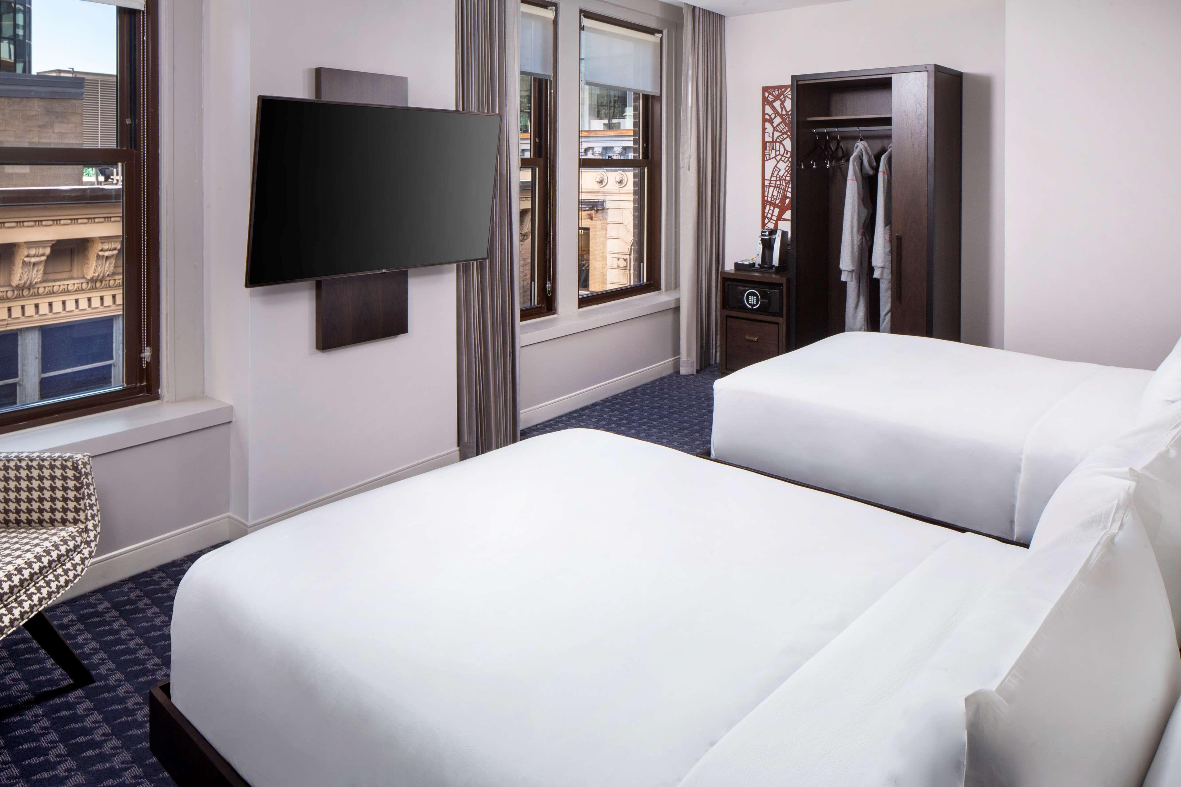 room, 2 double beds | premium bedding, down duvets, pillow-top beds, minibar