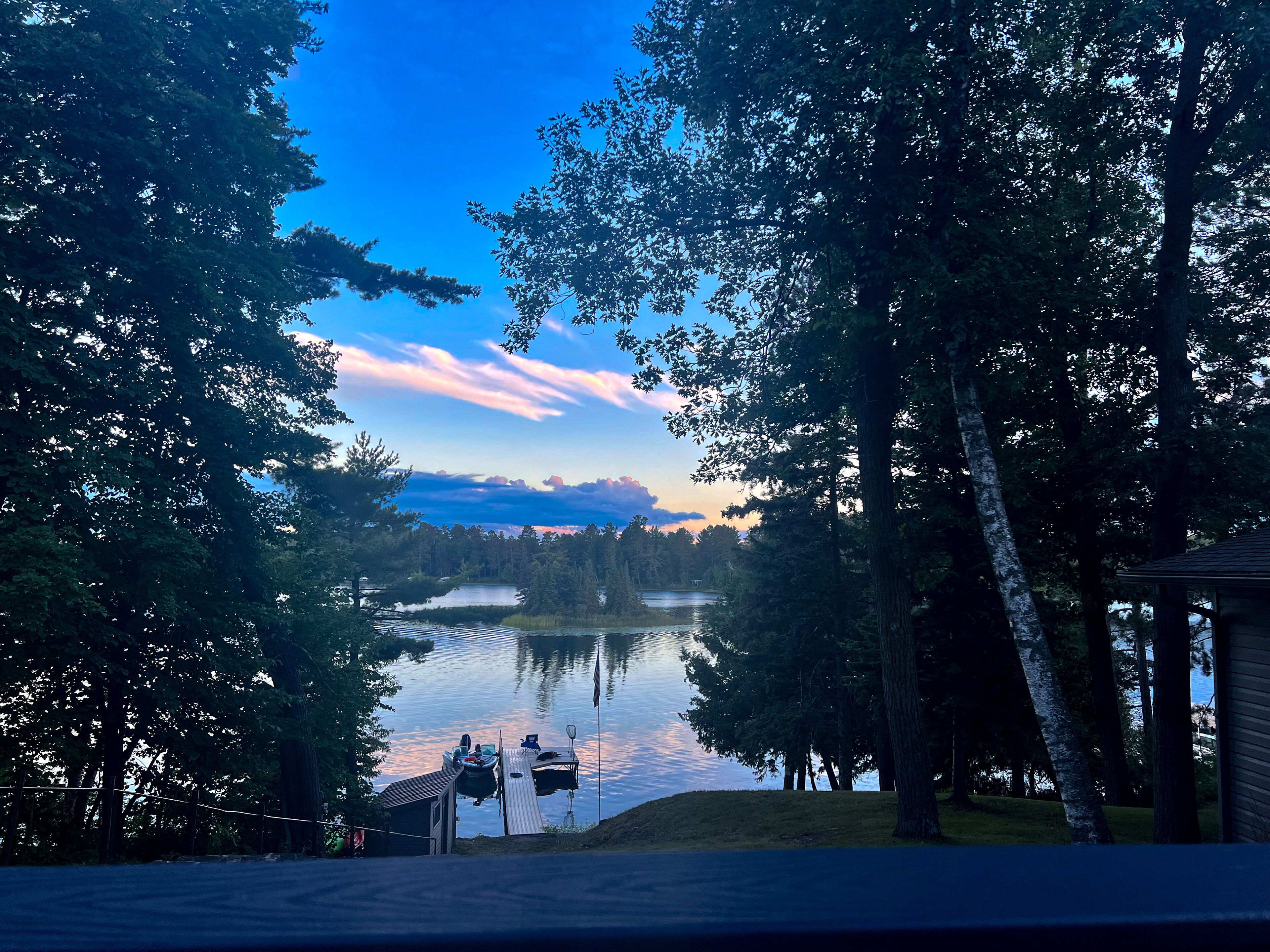 Uitzicht vanuit accommodatie