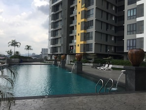 Outdoor pool - Silk Sky Residence (Seri Kembangan)