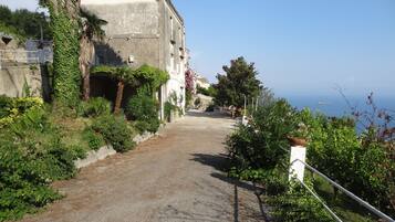 Blick von der Unterkunft