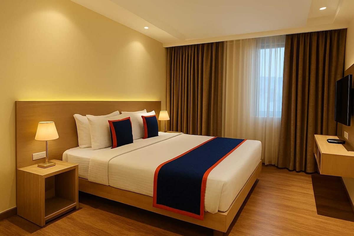 Minibar, in-room safe, desk, blackout curtains