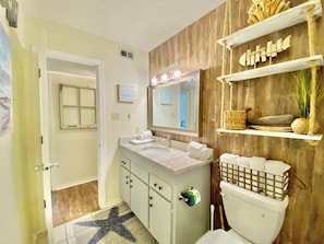 Shower, towels