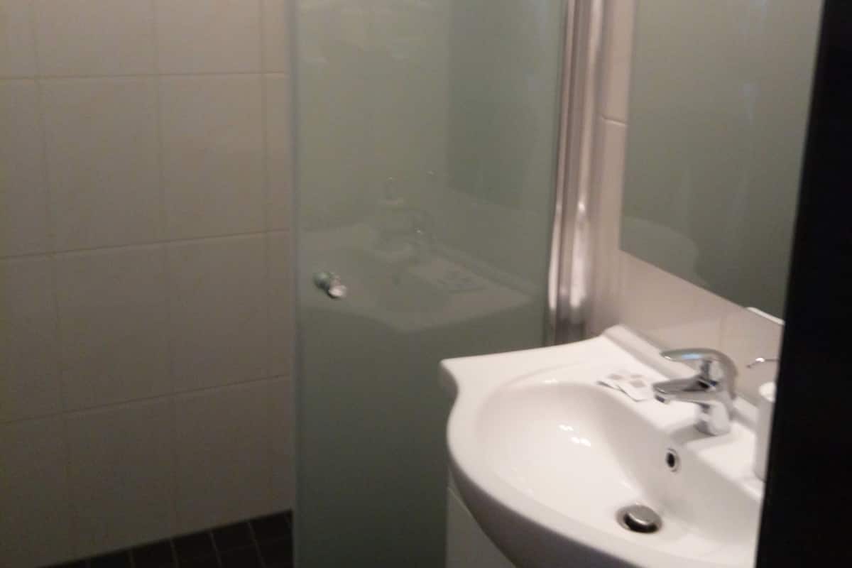 standard double room, non smoking, mountain view | bathroom | shower, free toiletries, hair dryer, towels